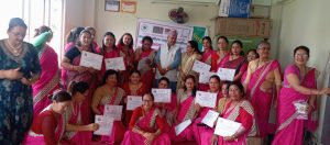 ललितपुरमा ७ दिने गहना, माला र चुरापोते बनाउने तालिम सम्पन्न