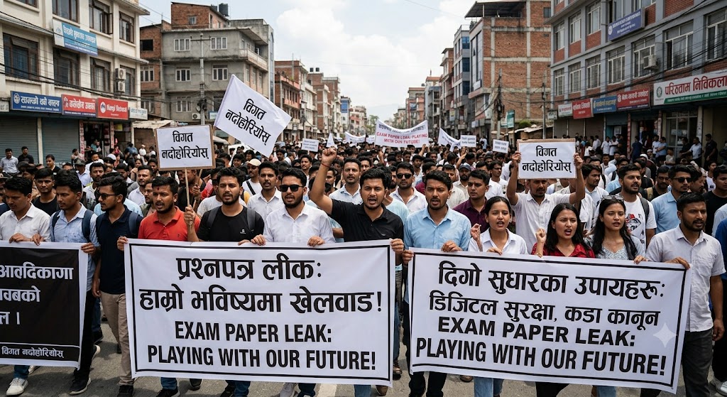 Read more about the article नेपाल र भारतमा प्रश्नपत्र लीकको समस्या र यसको दिगो सुधारका उपायहरू
