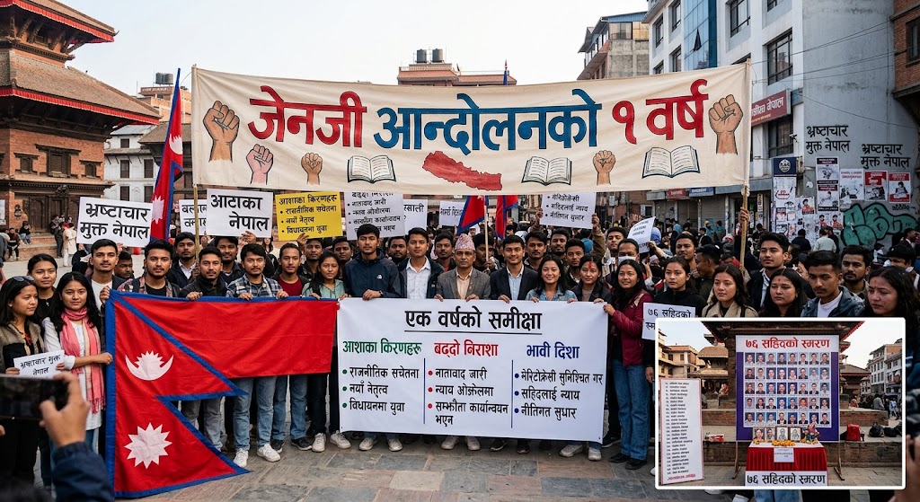 Read more about the article जेनजी विद्रोहको एक वर्ष: परिवर्तनको आशा कि पुरानै प्रवृत्तिको पुनरावृत्ति?